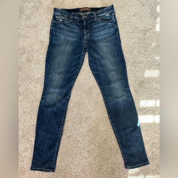 Joe’s “The Icon” Mid-Rise Skinny Jeans Dark Wash - Picture 1 of 7